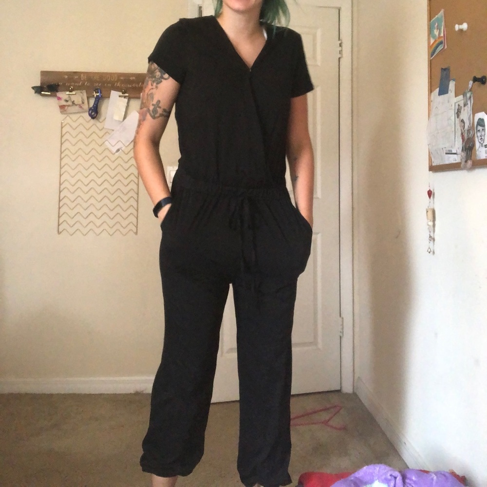 Black jumpsuit